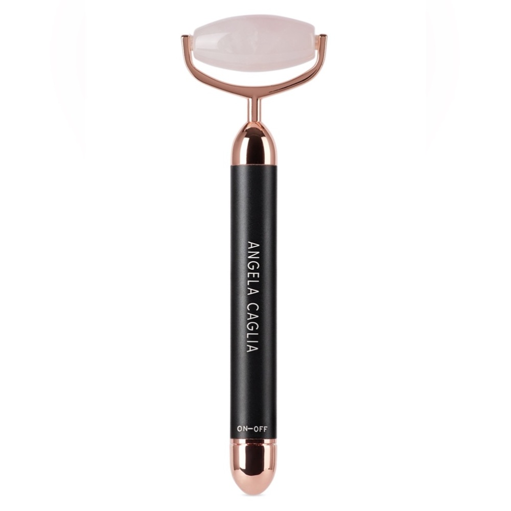 New Angela Caglia Vibrating Rose Quartz Sculpting Roller!!🔥🔥🔥